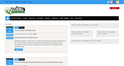 Desktop Screenshot of pakistannewsreleases.com
